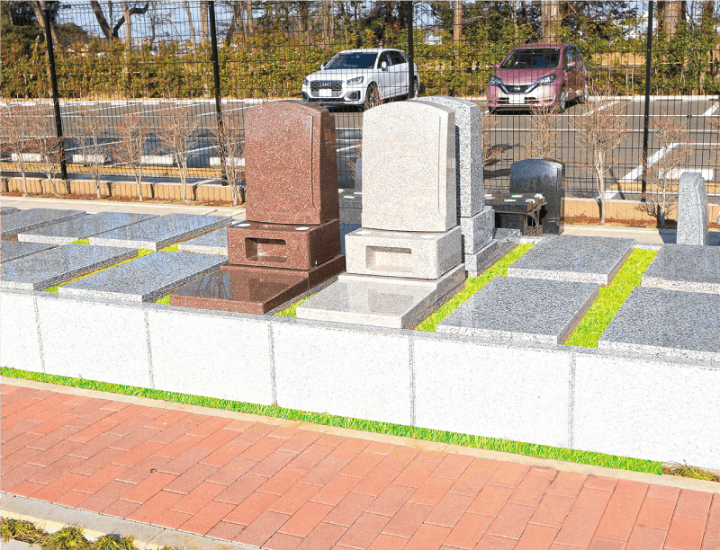 一般墓地 ゆとり付き花壇墓所タイプ0.6